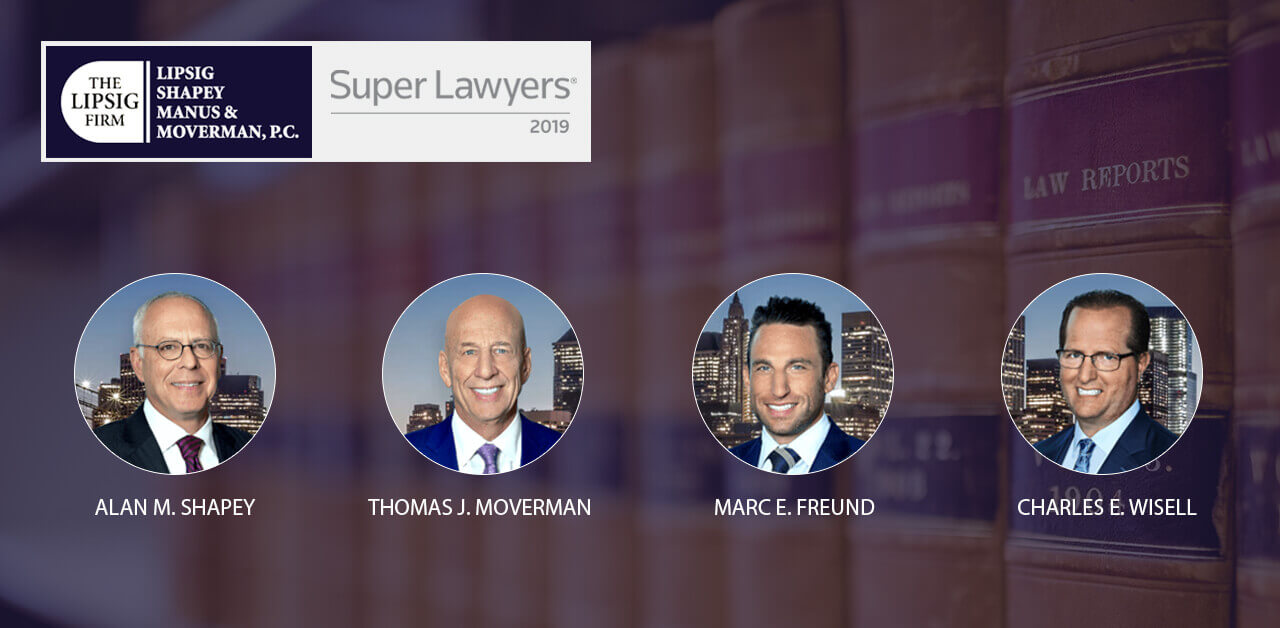 LIPSIG SHAPEY MANUS and MOVERMAN at Super lawyers