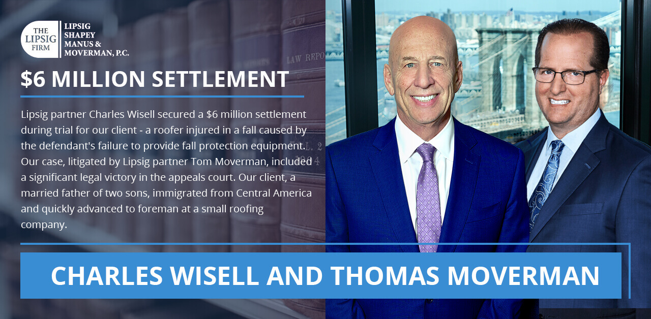 Charles Wisell and Thomas Moverman Injury attorney NYC