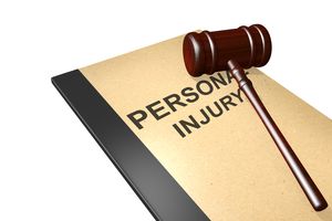 Personal injury concept